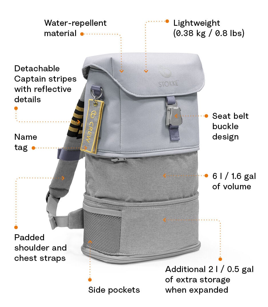 Stokke® JetKids™ Rucksack, Hazy Lilac