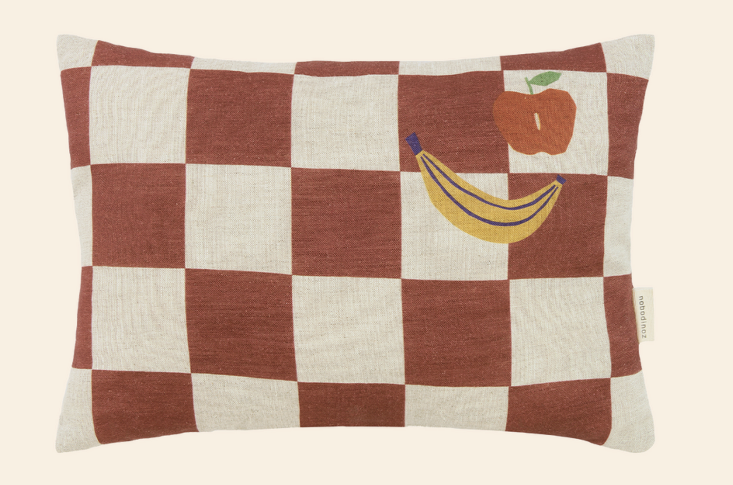 Vibes Cusdhion Marron Check