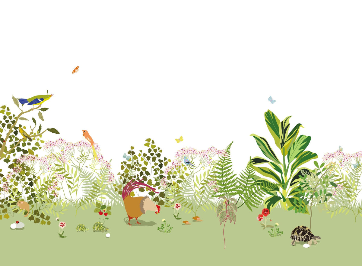 Little Cabari panorama wallpaper BOTANIQUE