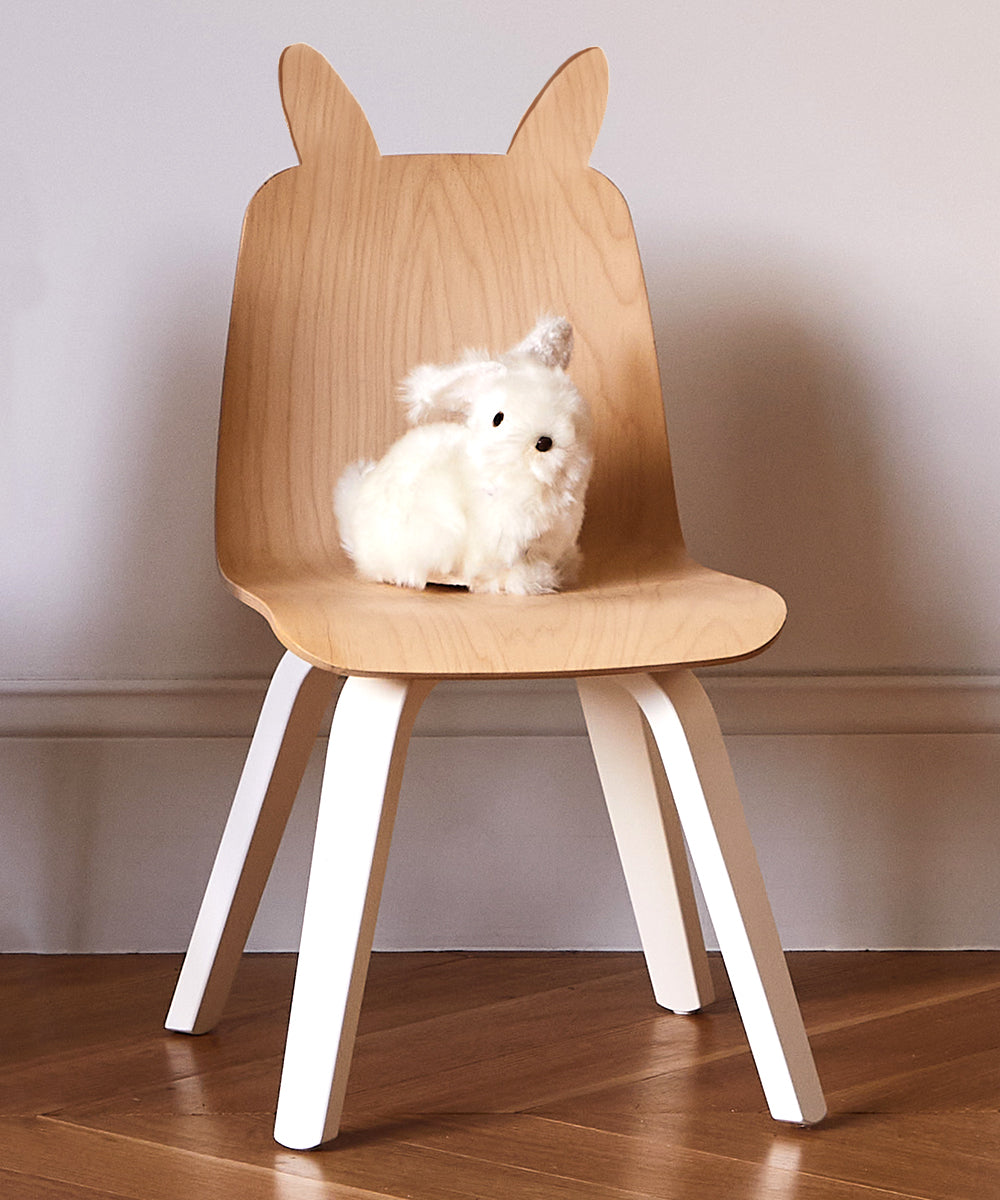 Sedia per bambini Oeuf NYC Bunny (set di 2), betulla