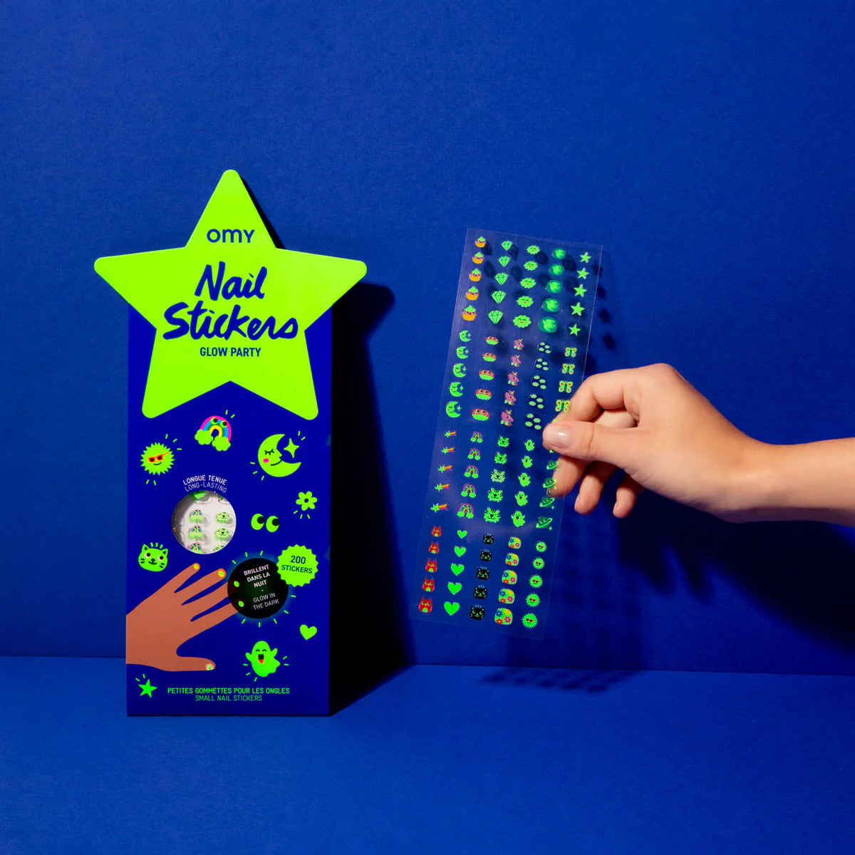 OMY Nagel-Sticker Glow Party