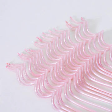 Bougies spiralées Meri Meri rose