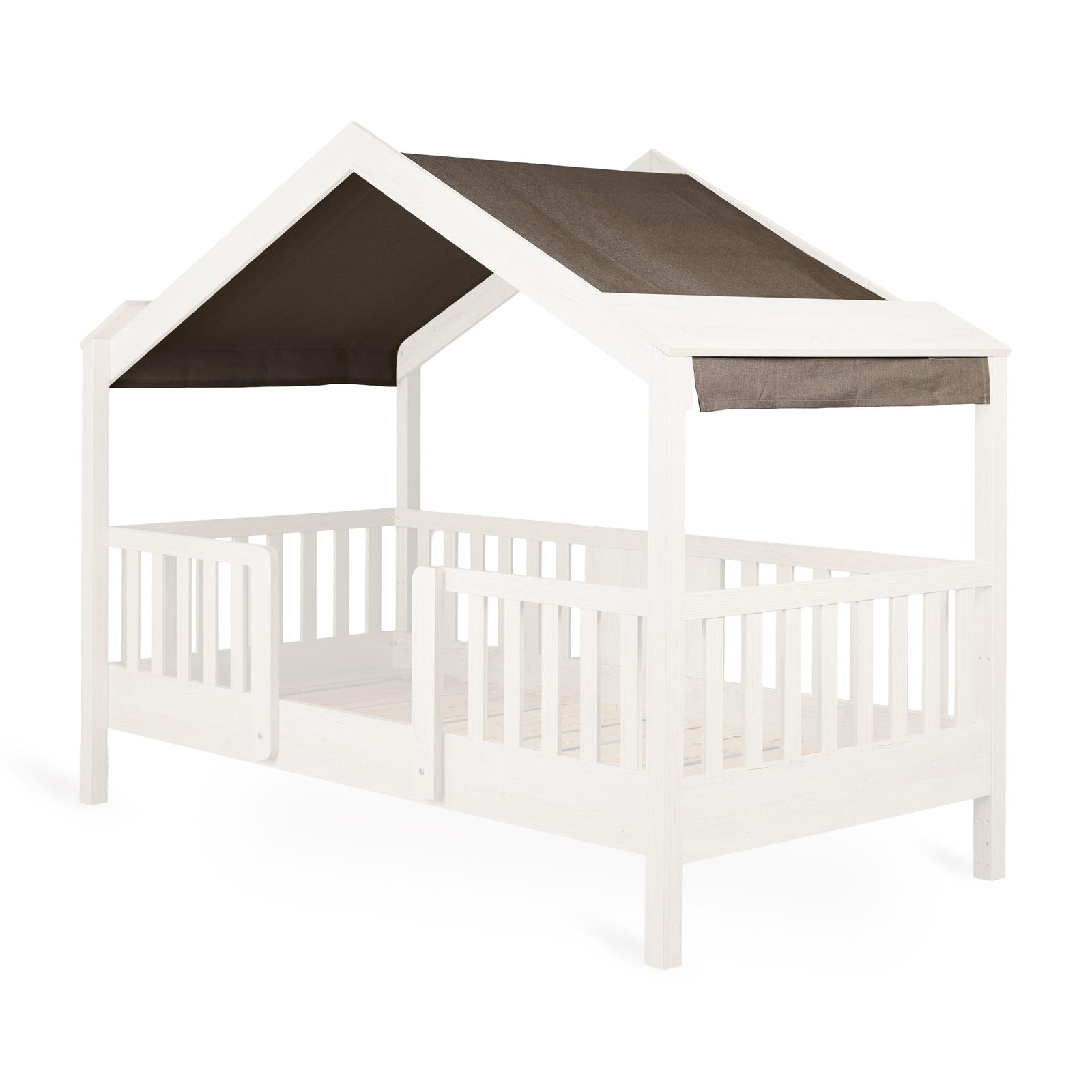 Quax My House Lit 90 x 200 cm Tissu Toit Chocolat