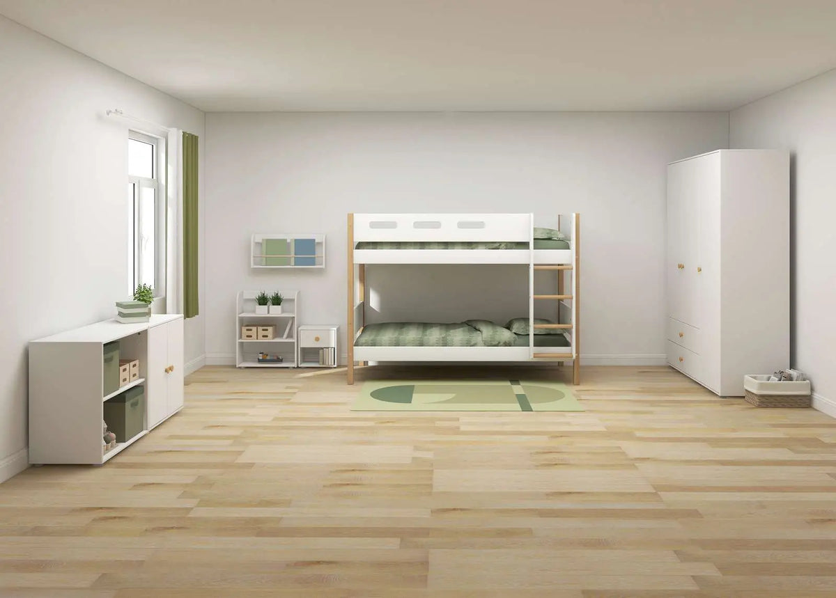 Flexa Roomie Kommode, 1 Schublade Eiche/Weiss