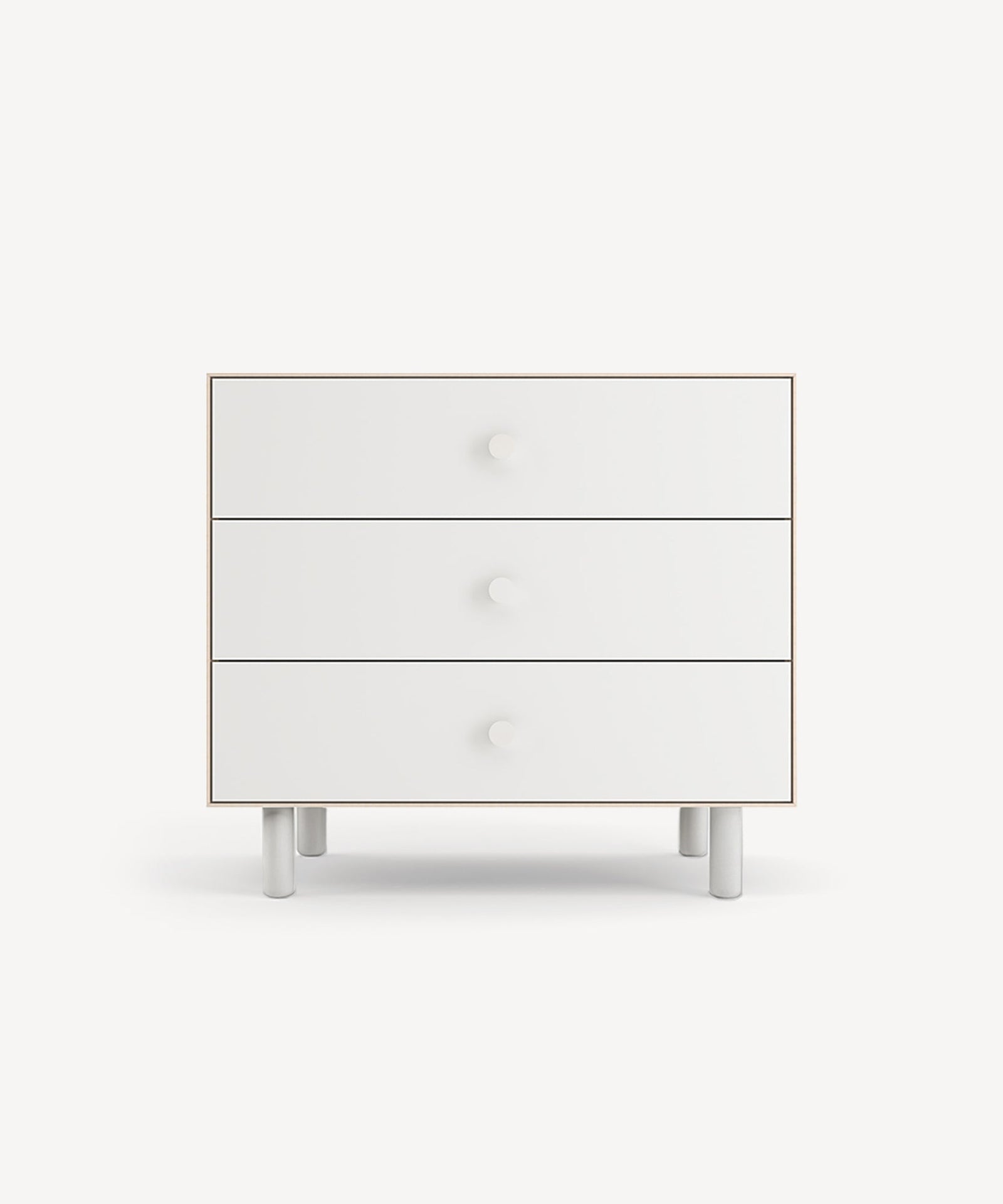 Oeuf NYC Classic Commode avec 3 tiroirs, bouleau