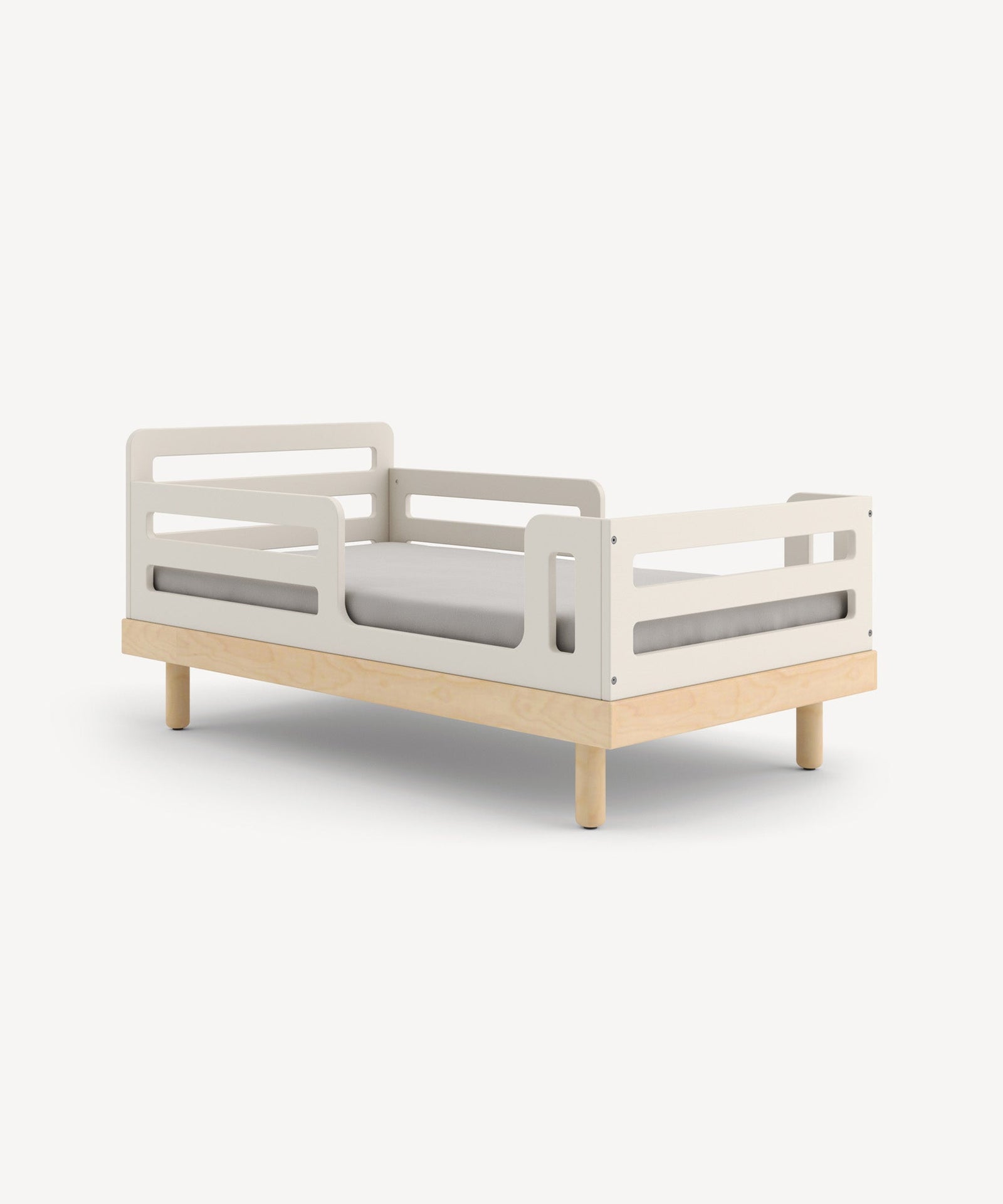 Oeuf NYC Classic toddler bed, white / birch