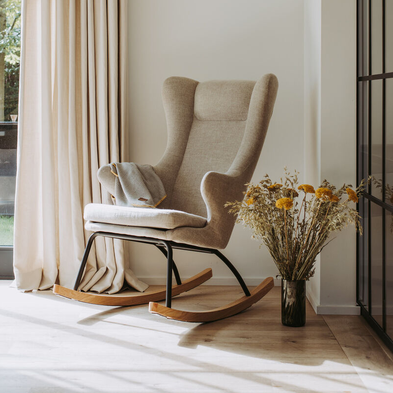 Quax Fauteuil à bascule De Luxe Clay