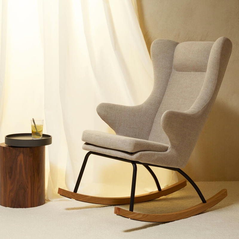 Quax Fauteuil à bascule De Luxe Clay