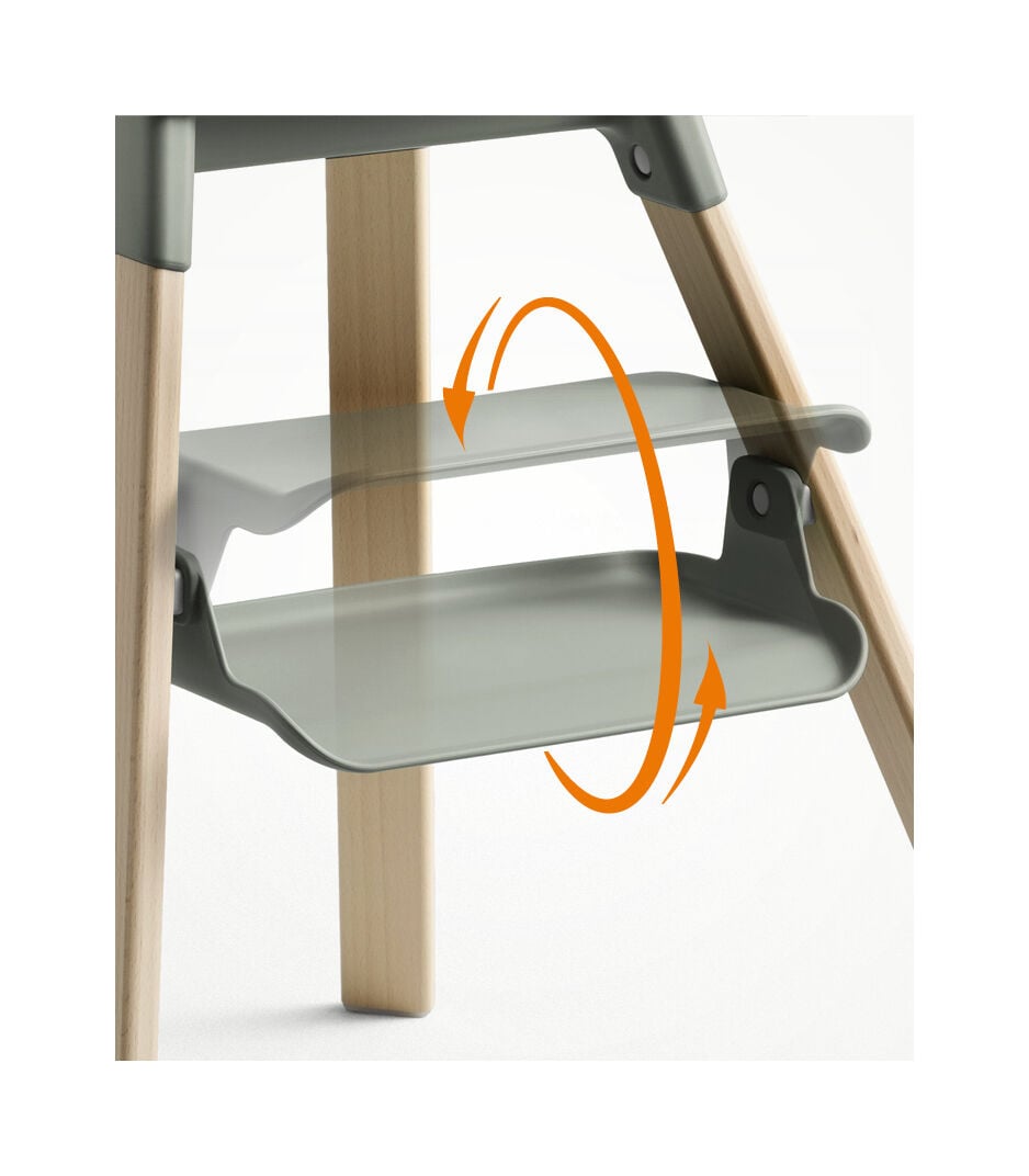 Stokke® Clikk™ Fußstütze, Glacier Green