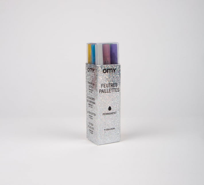 OMY glitter pens