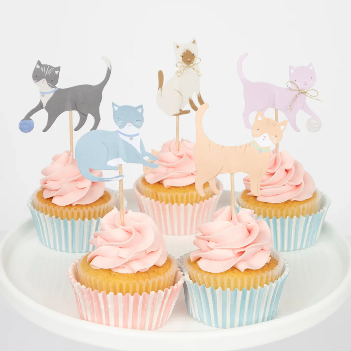 Gatti da decorazione per cupcake Meri Meri