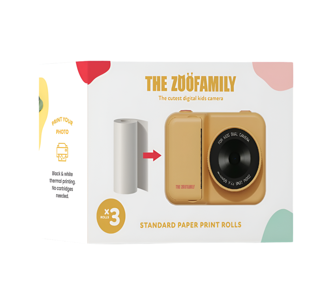 Zoofamily paper rolls for print camera