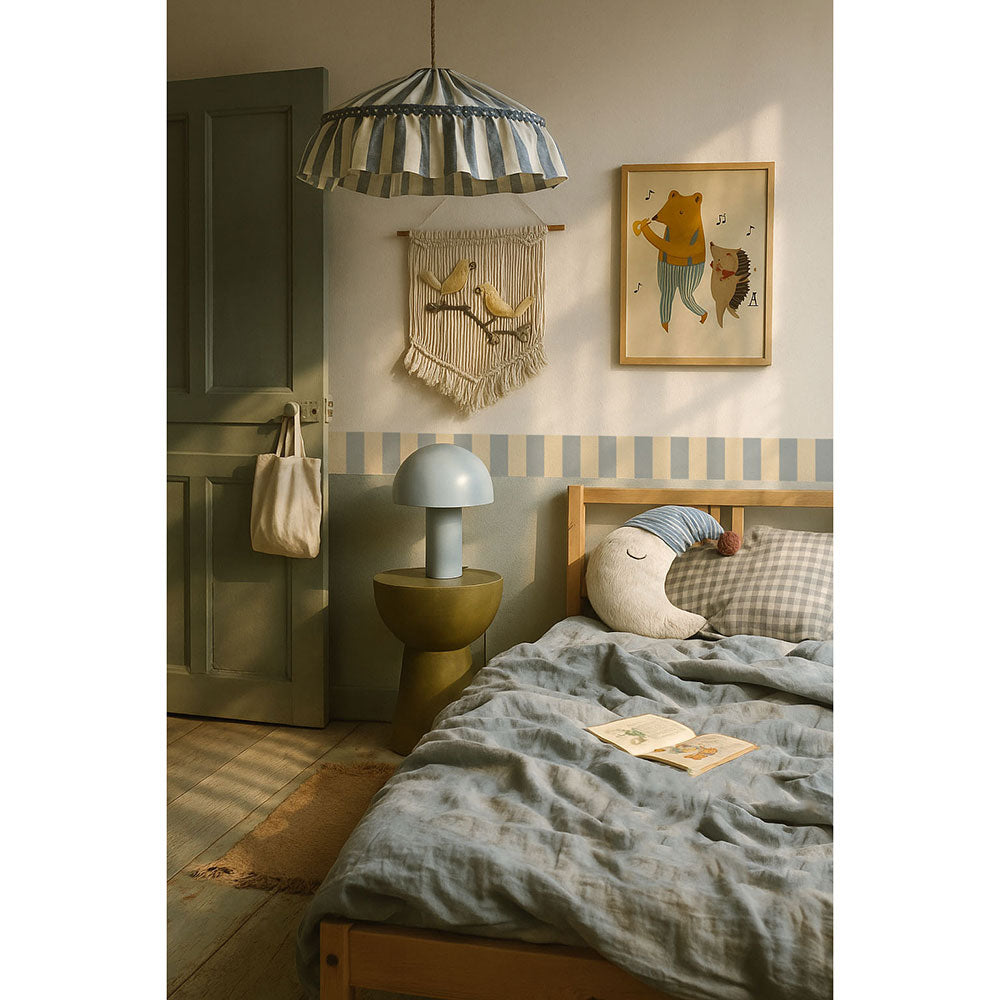 Dekornik Bordüre Nostalgia Beige Blau Pastell