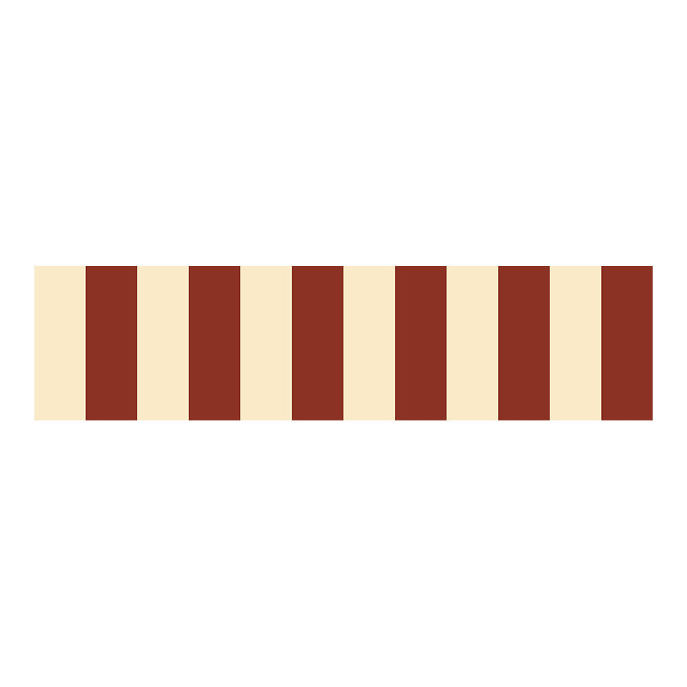 Dekornik Bordüre Nostalgia Beige Rot