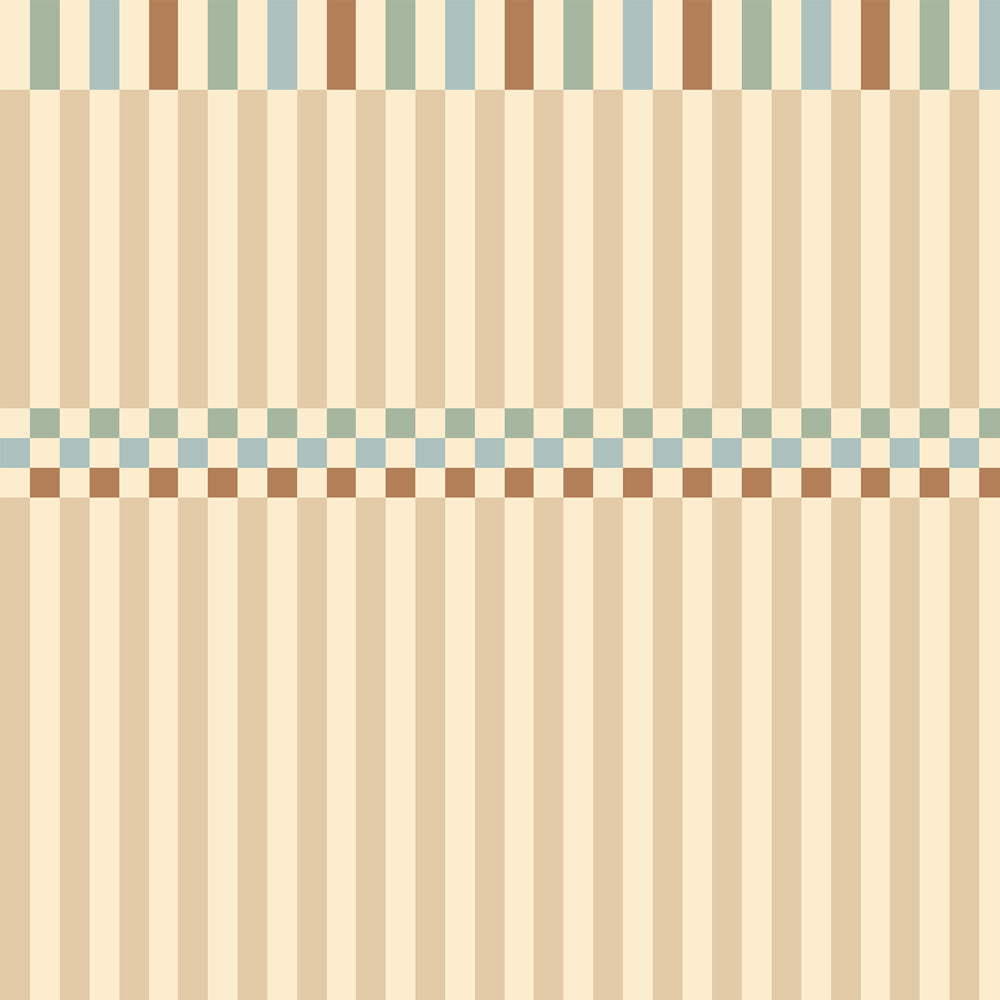 Dekornik Tapete Streifen nostalgia vintage colours Streifen 50 x 280