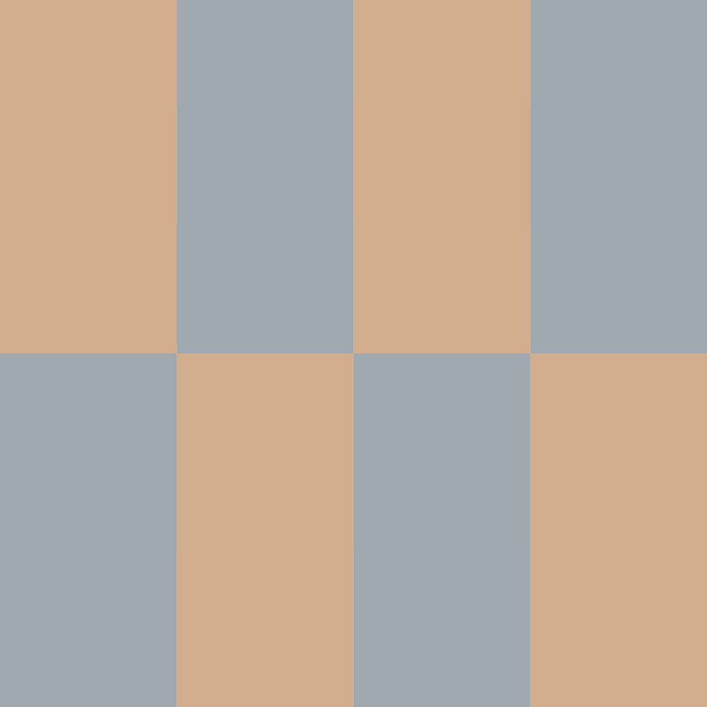 Dekornik Tapete Streifen blue beige Upside down Streifen 50 x 280