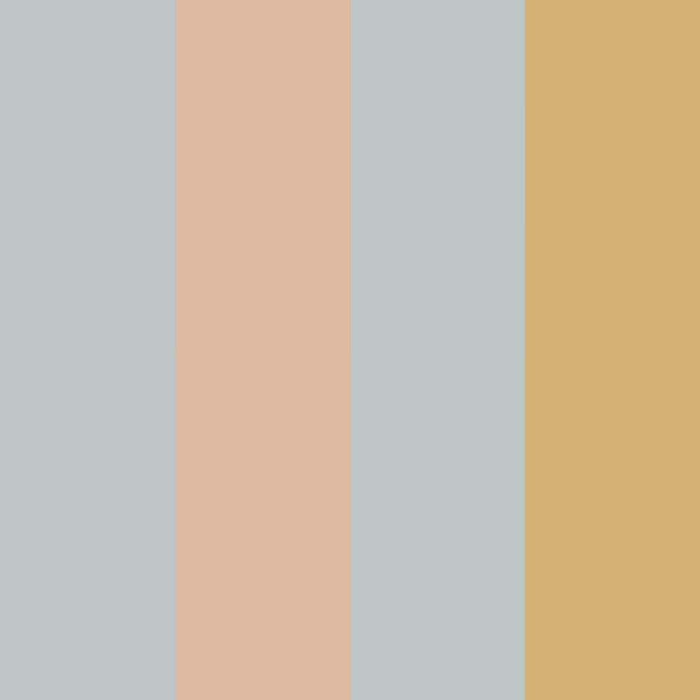 Dekornik papier peint rayures blue salmon yellow rayures 50 x 280