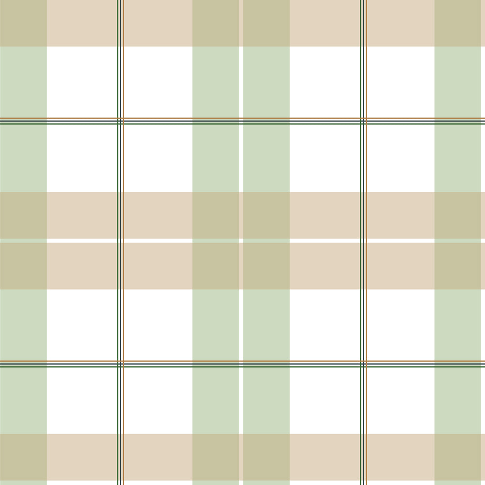 Dekornik Tapete Karo ma x i beige green Streifen 100 x 280