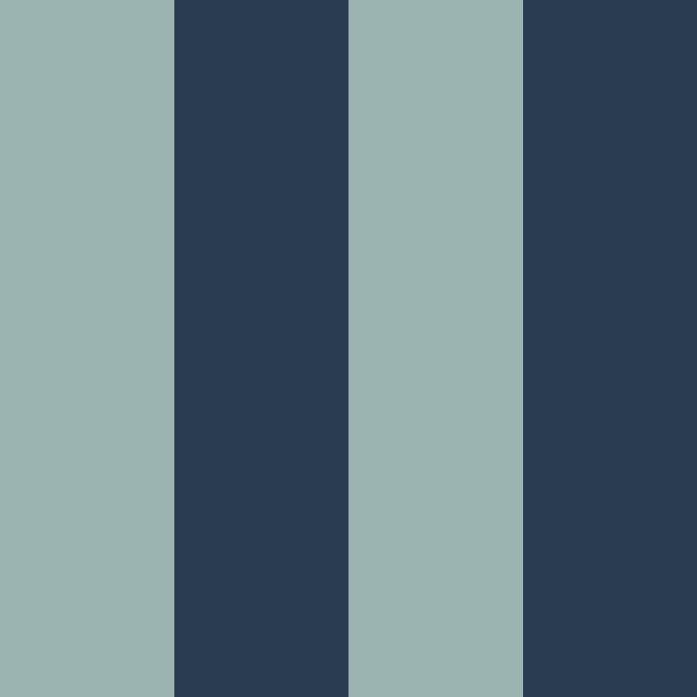 Dekornik Tapete Wide stripes 2 shades of blue Streifen 50 x 280