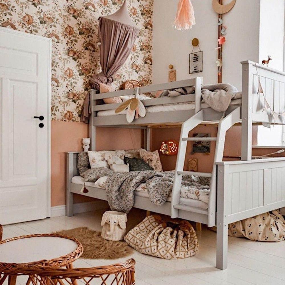 Carta da parati Dekornik a strisce leggere animali Little Sleepy 50 x 280