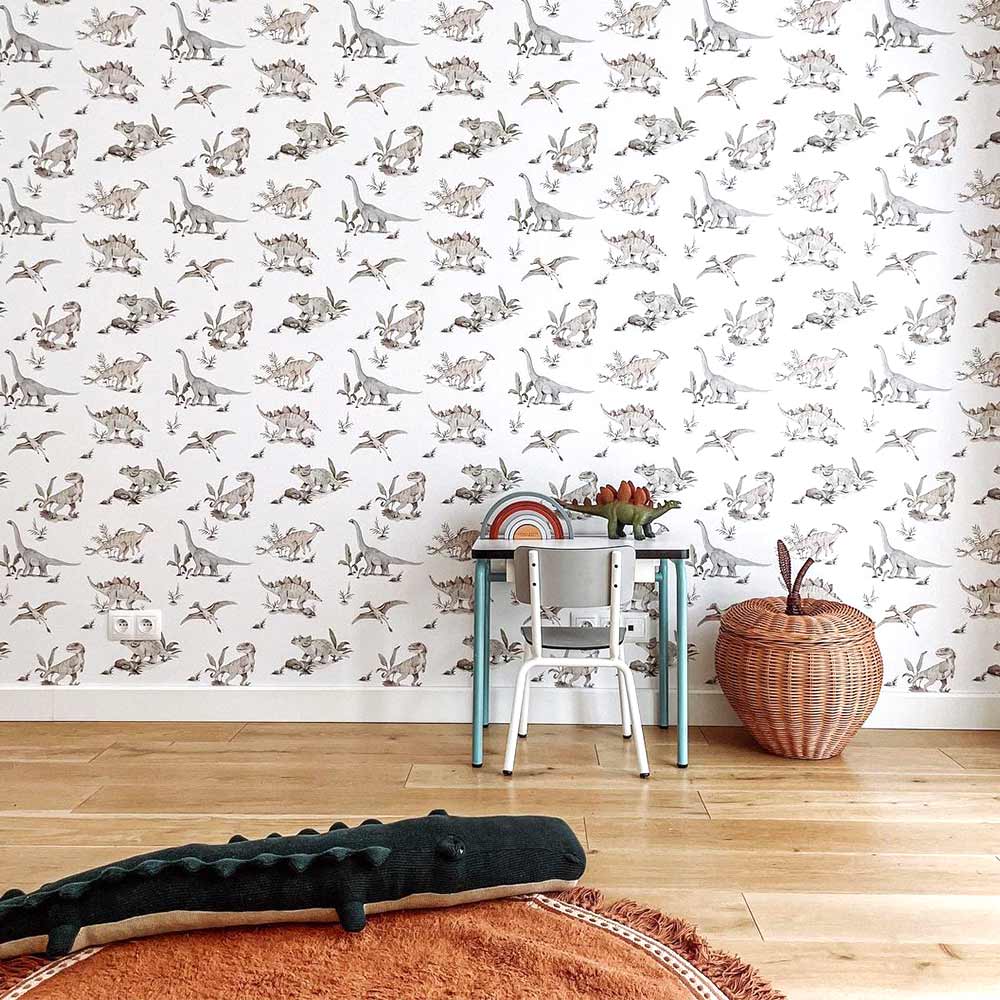 Dekornik Tapete Happy Dinos Streifen 50 x 280
