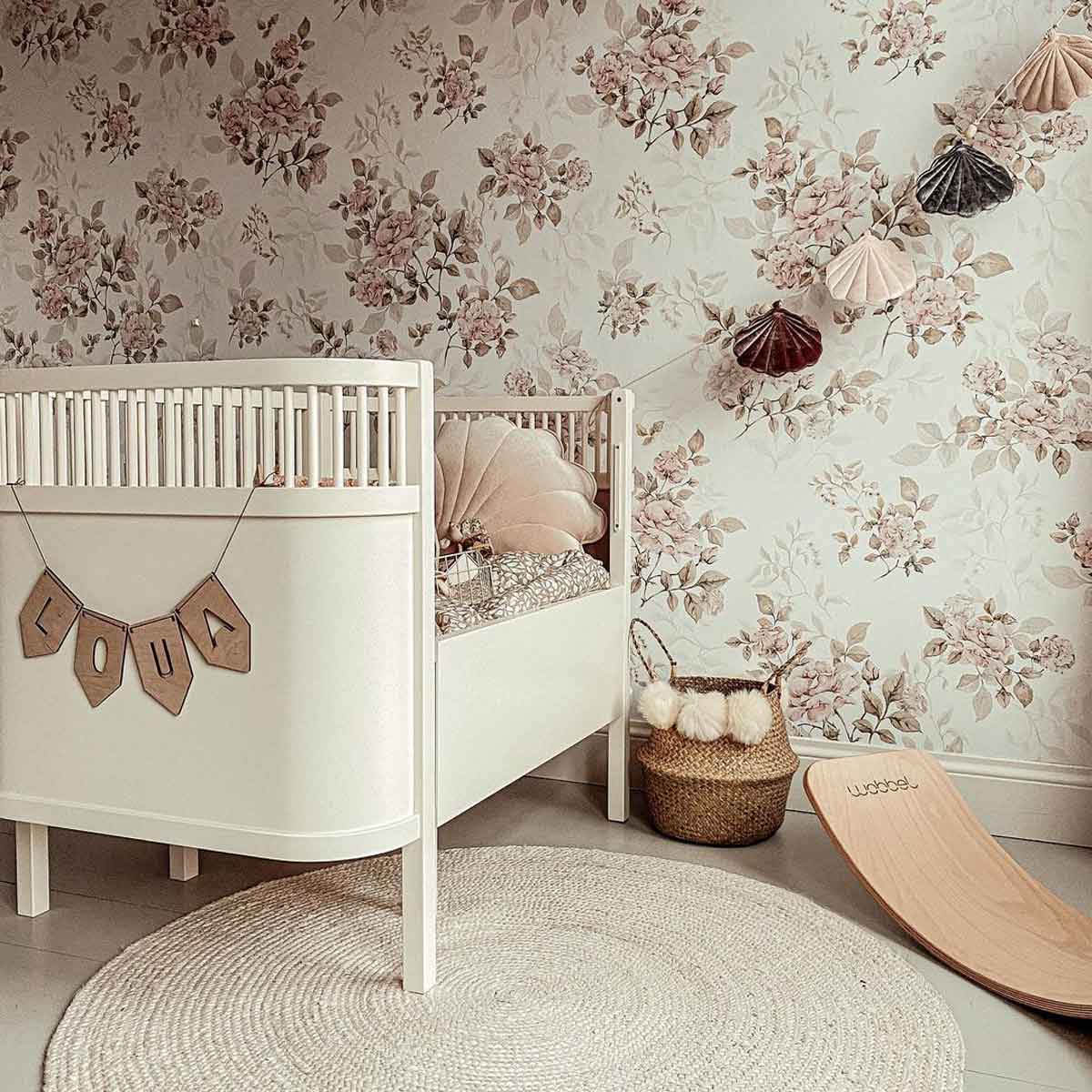 Dekornik Tapete Vintage Rose Pattern Streifen 100 x 280