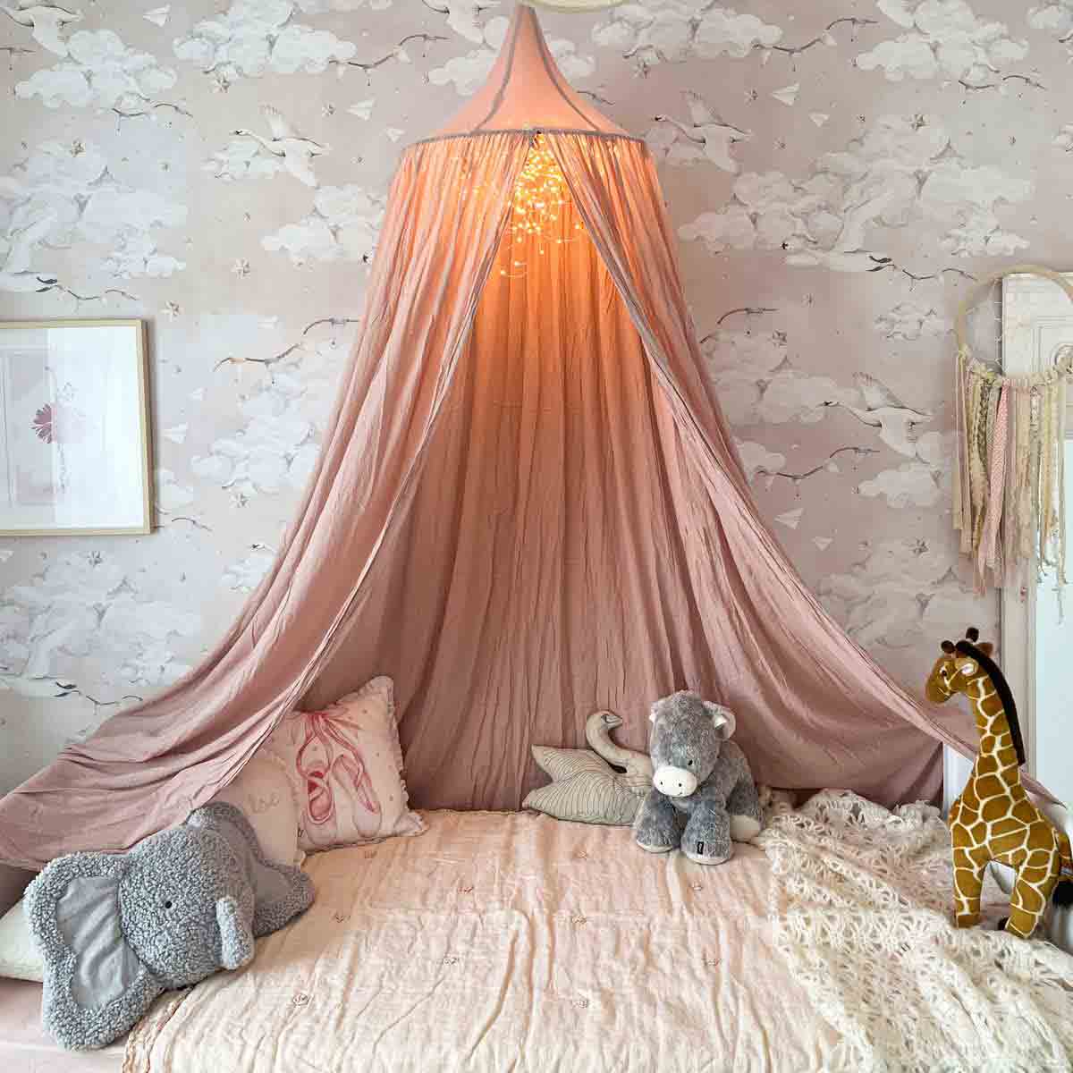 Dekornik papier peint Magic cygnes rose rayures 100 x 280