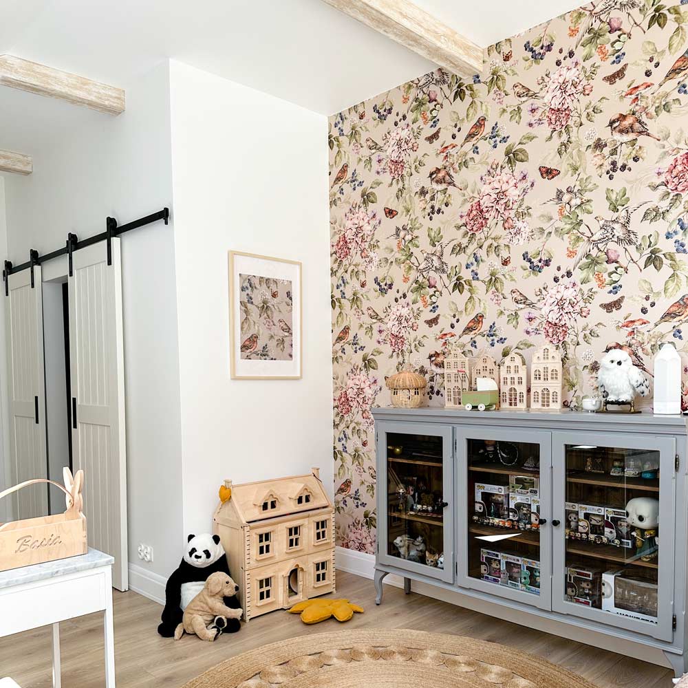 Dekornik wallpaper Secret Paradise neutral stripes 100 x 280