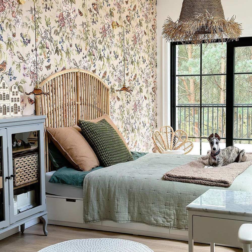 Dekornik wallpaper Secret Paradise neutral stripes 100 x 280