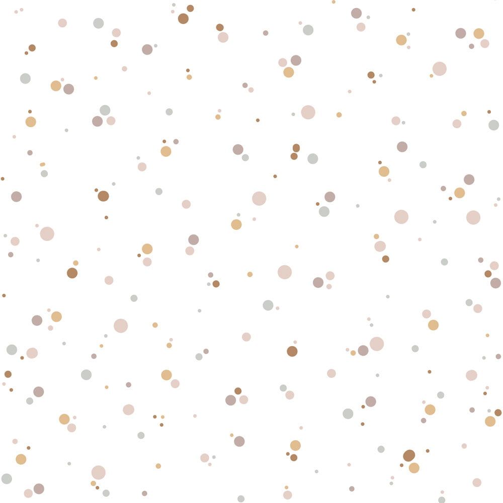 Dekornik Tapete Simple dots minimini cinnamon powder pink Streifen 50 x 280