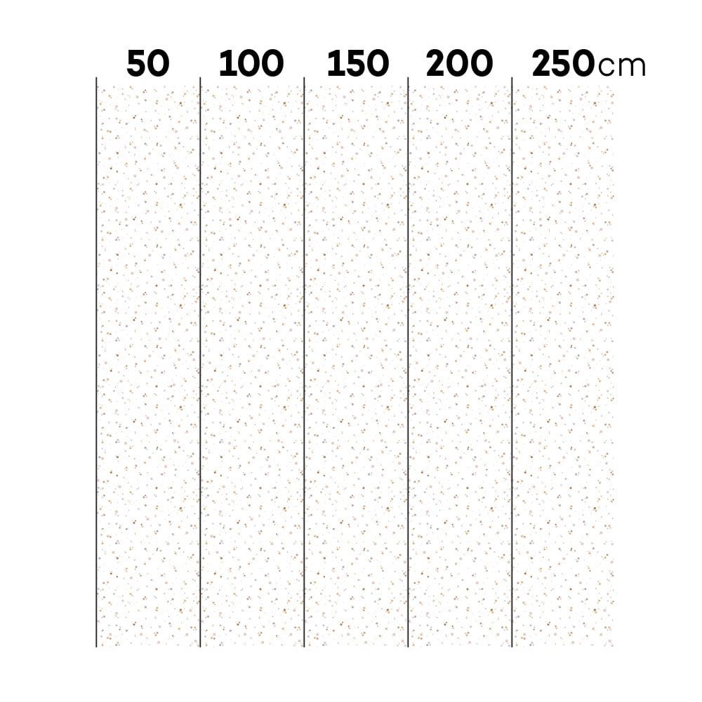 Dekornik Tapete Simple dots minimini cinnamon powder pink Streifen 50 x 280
