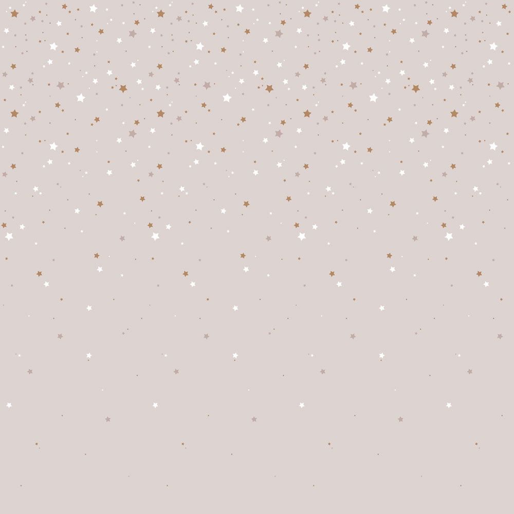 Dekornik Tapete Simple stars from the sky powder pink Streifen 50 x 280