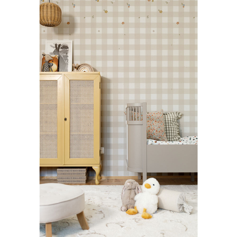 Dekornik Tapete Boho Karo Streifen 50 x 280