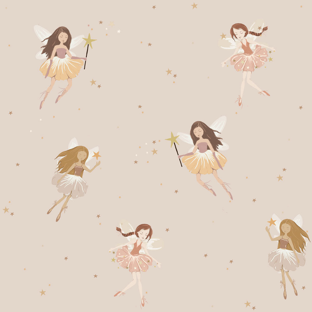 Carta da parati Dekornik a righe beige 50 x 280