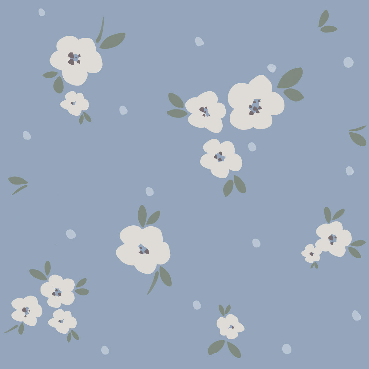 Dekornik papier peint Floral Draw bleu rayures 50 x 280