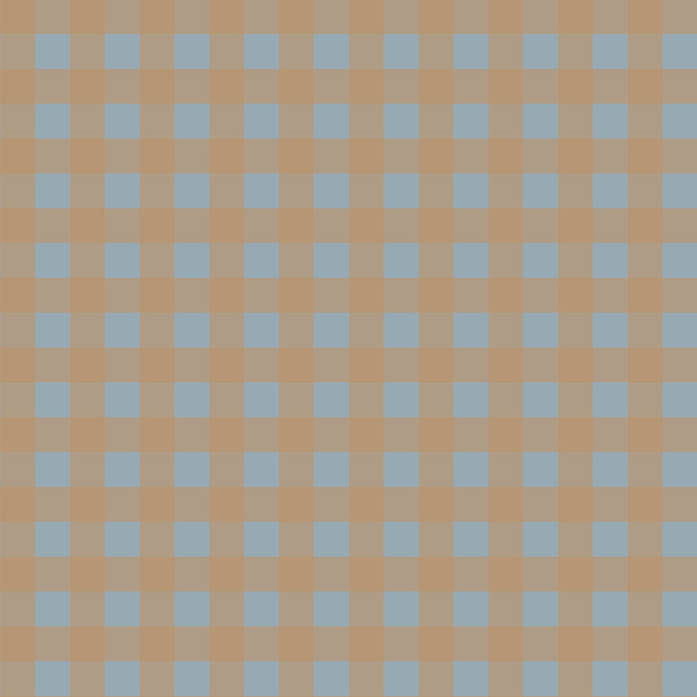 Dekornik Tapete Karo minimini brown blue Streifen 50 x 280