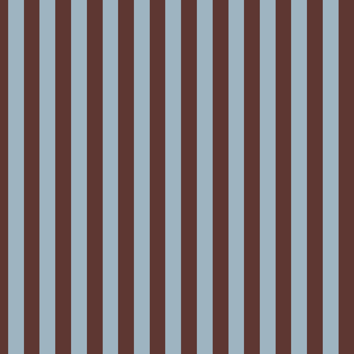 Dekornik Tapete Wide stripes classy brown and misty blue Streifen 50 x 280