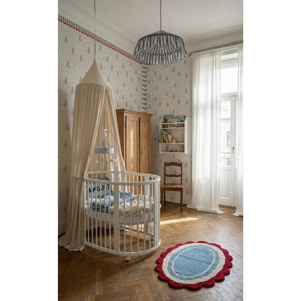 Dekornik Tapete Teddy bears with ornament Streifen 50 x 280