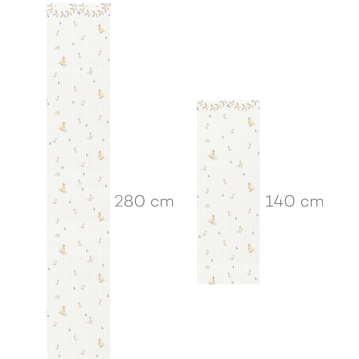 Dekornik Tapete Ducklings with ornaments Streifen 50 x 280