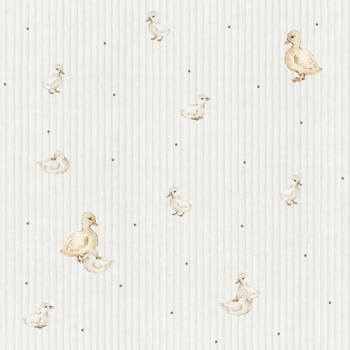 Dekornik Tapete Ducklings cute Streifen 50 x 280