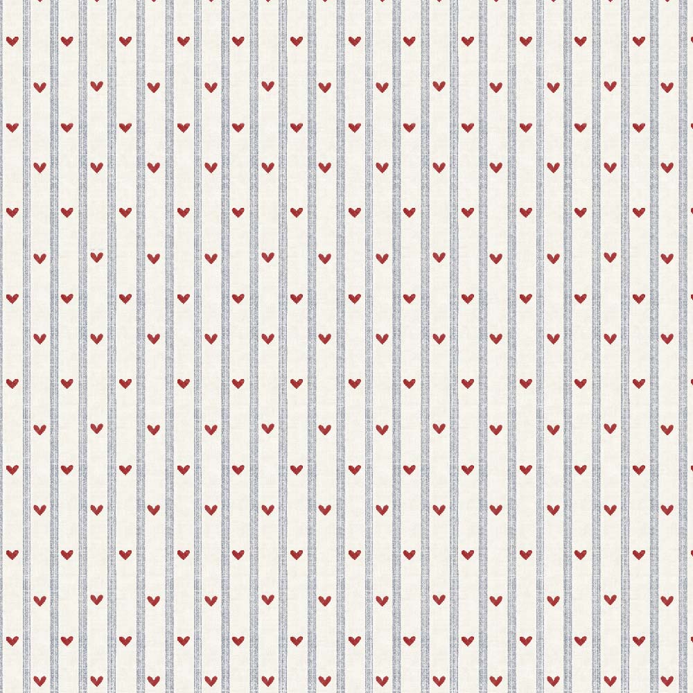 Dekornik Tapete Herzen and stripes morning Streifen 50 x 280