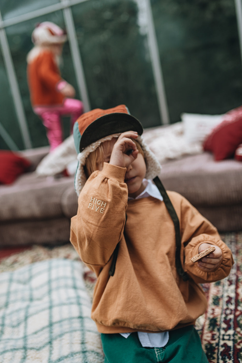 Happy Mess Casquette en coton bio