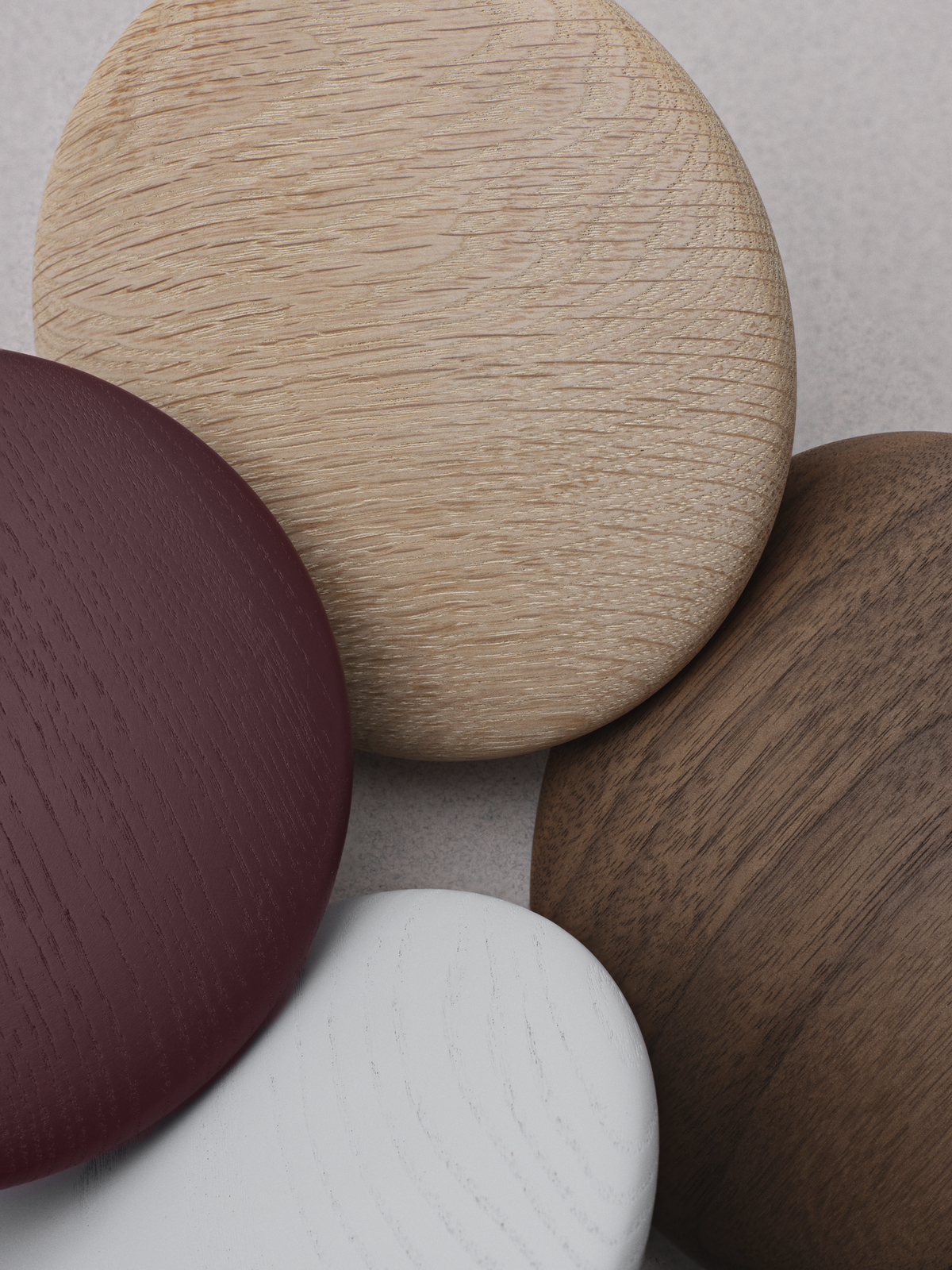 Muuto Dots Wood Wall Hook 9 cm Taupe