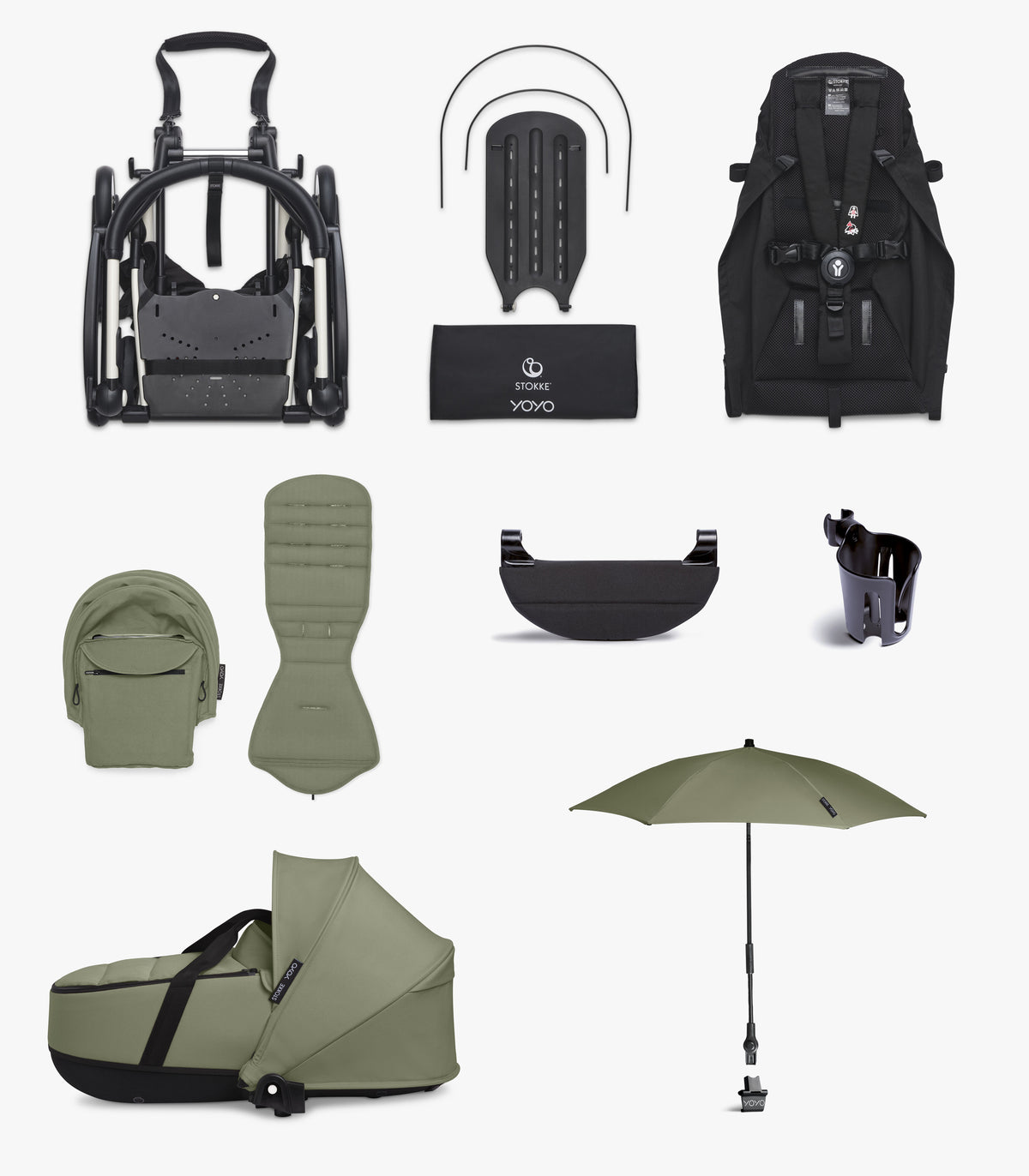 Stokke YOYO Everyday Comfort stroller set from birth