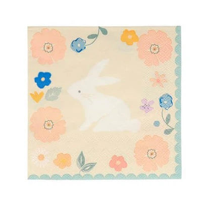 Meri Meri Bunny Napkins 20stk 25x25cm