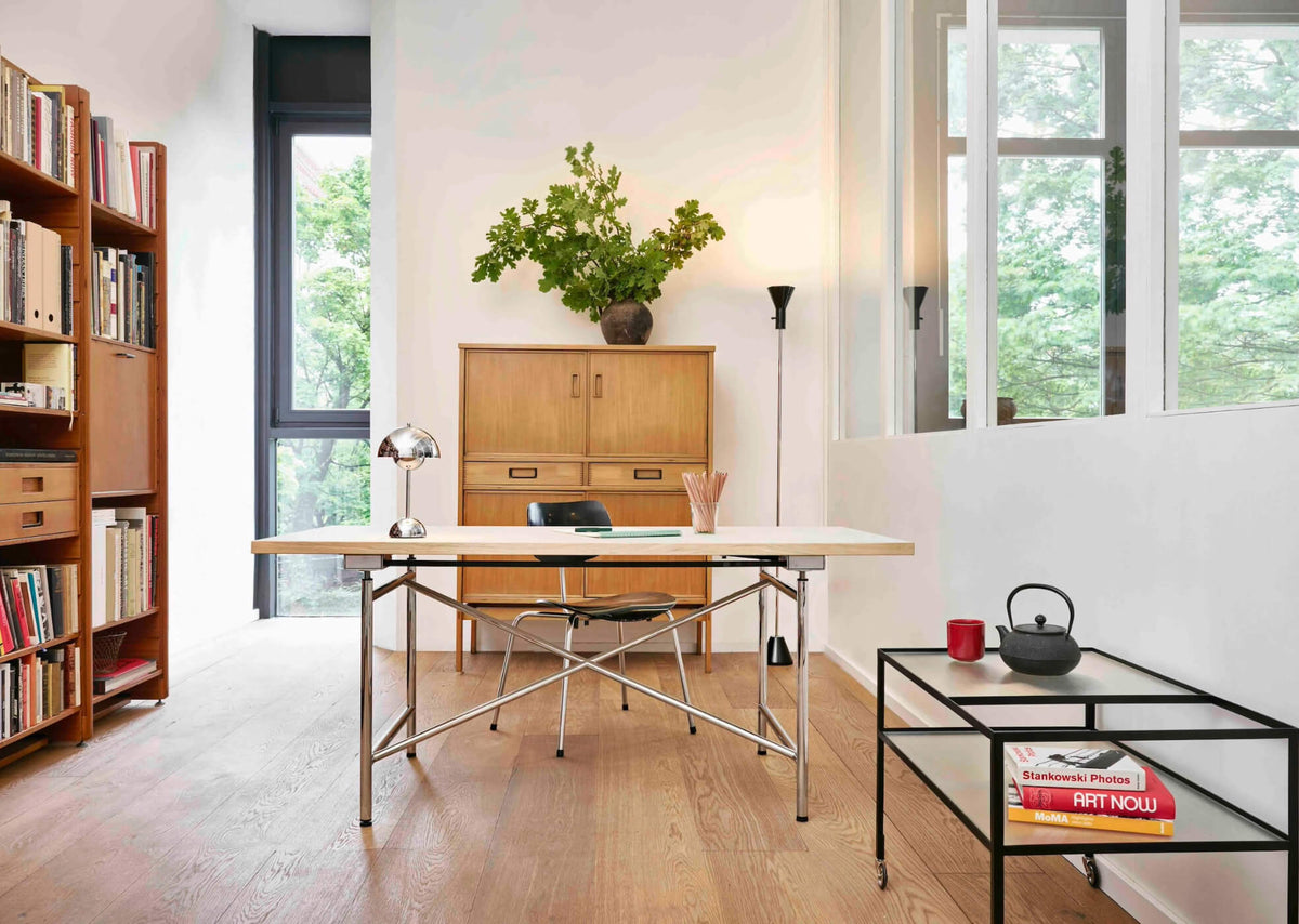 Richard Lampert Eiermann 1M Tim Schütze Black (RAL 9005) 4179 Linoleum smokey-blue