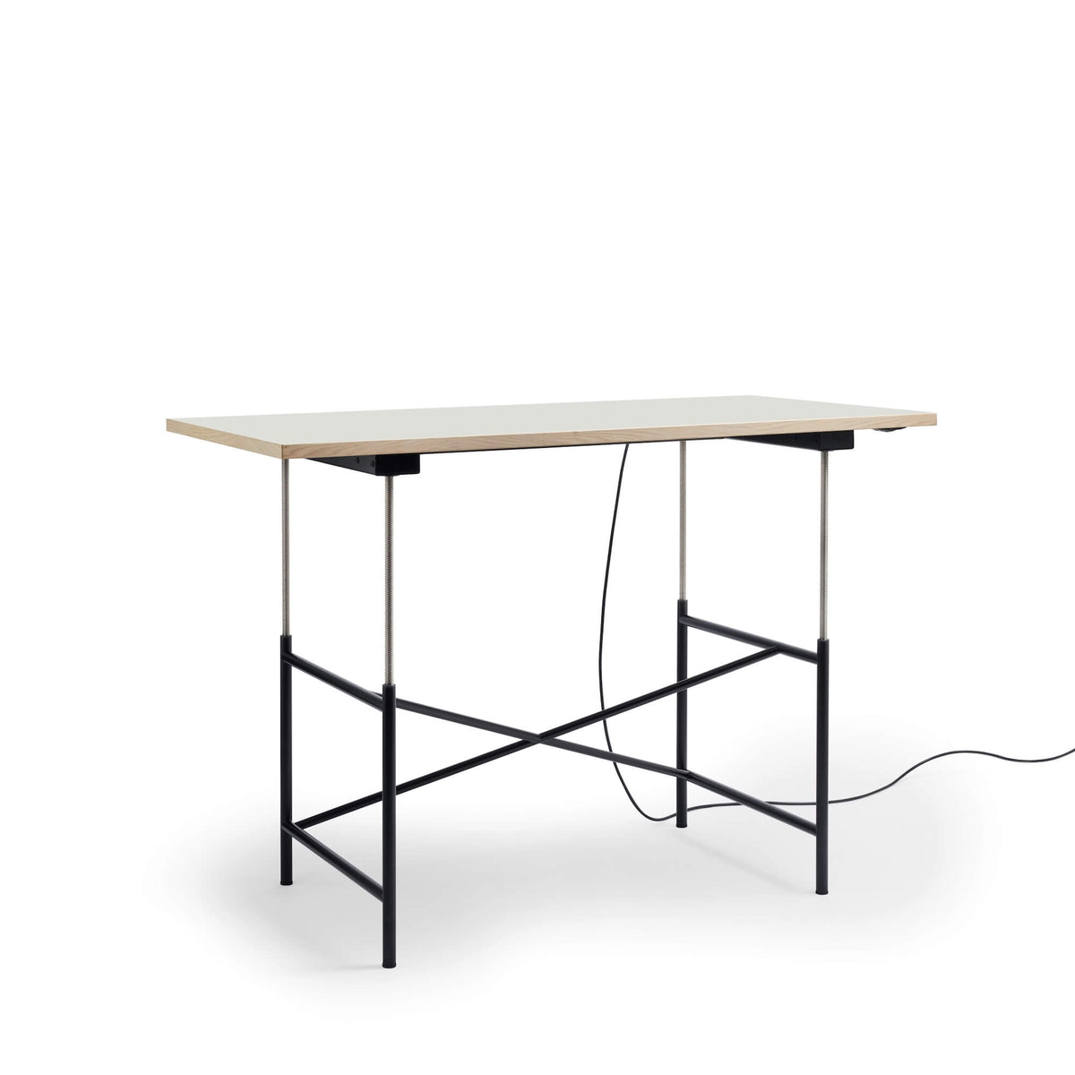 Richard Lampert Eiermann 1E Tim Schütze Chrome smoked oak, brushed white raw effect