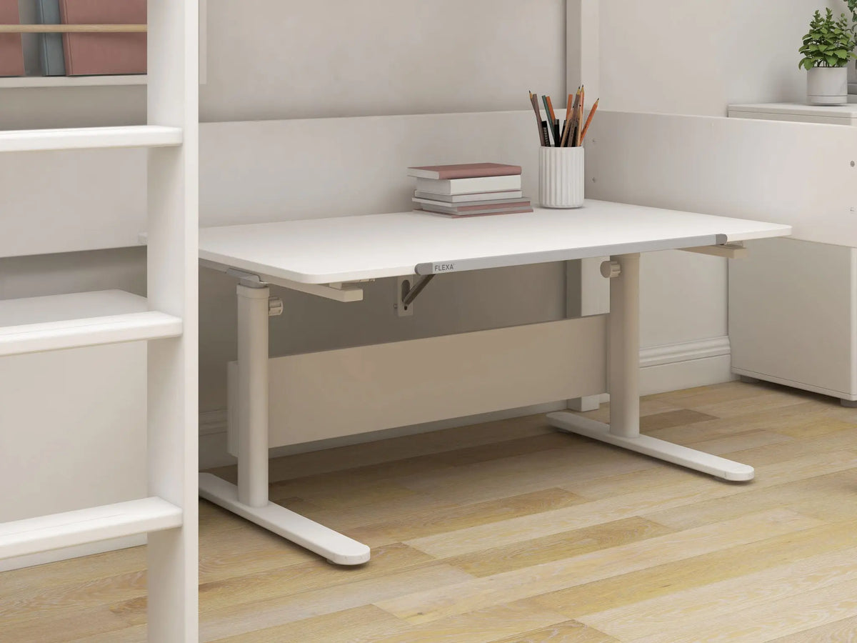 Flexa Study EVO Schreibtisch Weiss
