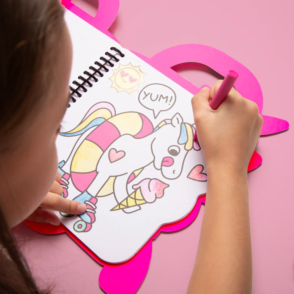 OMY coloring and sticker book Lilly