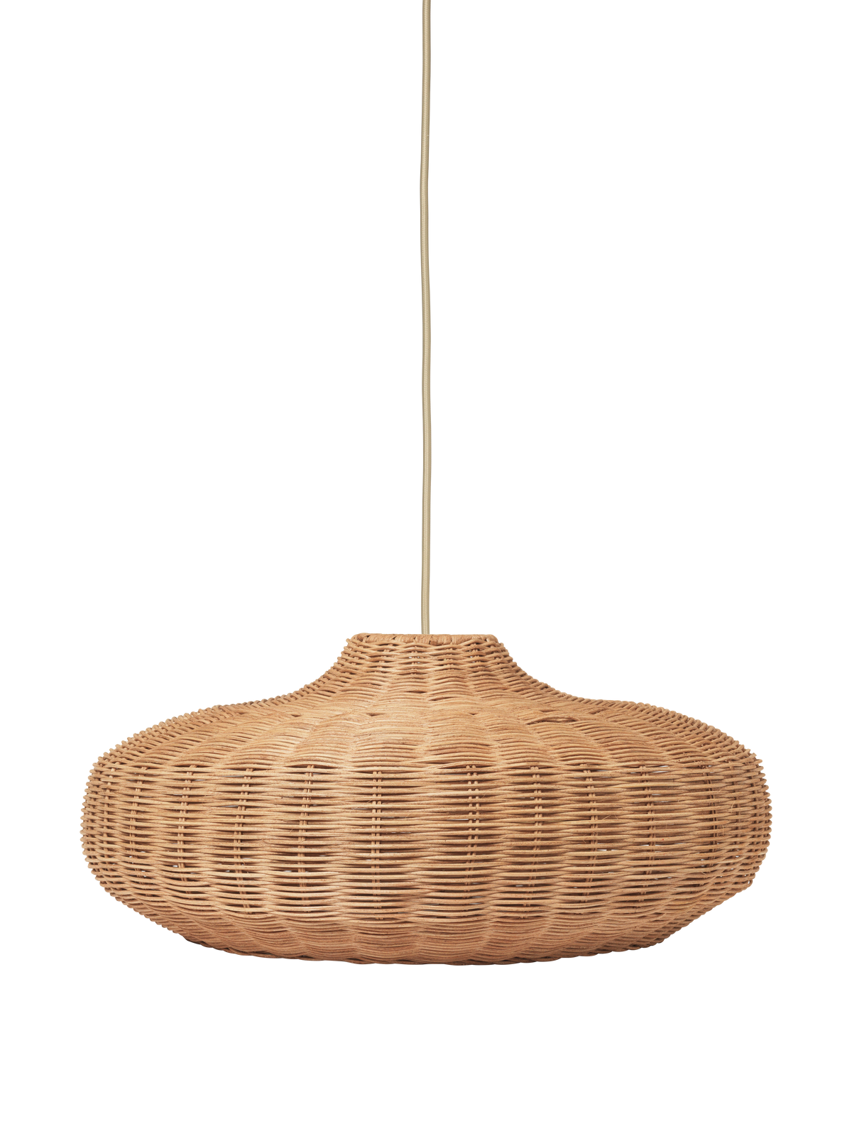 Ferm Living Braided Lampenschirm - Disc - Natural